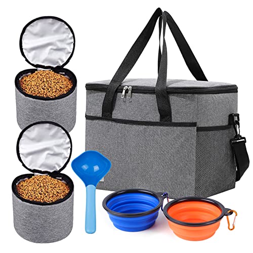 Csnbfiop Hunde Reisetasche Zubehör Zubehör 6-teiliges Set Mit Schultergurt Futterbehälter Zusammenklappbare Futternäpfe Csnbfiop Hunde Reisetasche Zubehör Zubehör 6-teiliges Set Mit Schultergurt Futterbehälter Zusammenklappbare Futternäpfe von Csnbfiop