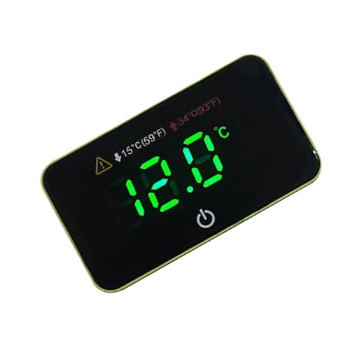 Csnbfiop LED Digital Aquarium Temperaturmesser Alarm Tool Zum Aufkleben Auf Aquarium Wassertemperaturmesser von Csnbfiop