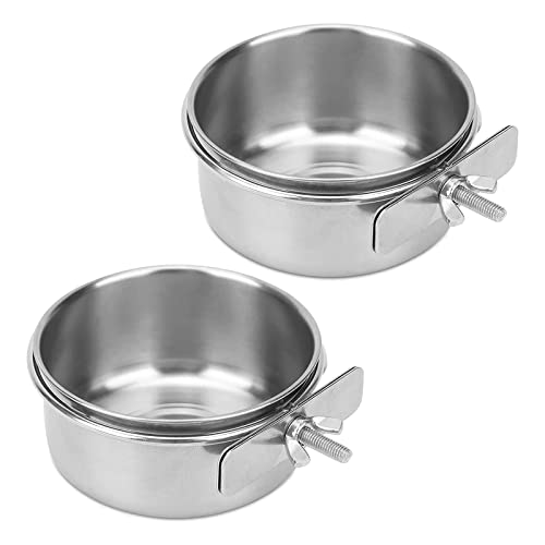 Csnbfiop Vogelkäfig Futterstation Wasserspender Edelstahl Vogelnapf Vogelfütterungsbecher Mit Clip Vogel Wassernapf Papageien Futternapf Csnbfiop Vogelkäfig Futterstation Wasserspender Edelstahl Vogelnapf Vogelfütterungsbecher Mit Clip Vogel Wassernapf Papageien Futternapf von Csnbfiop