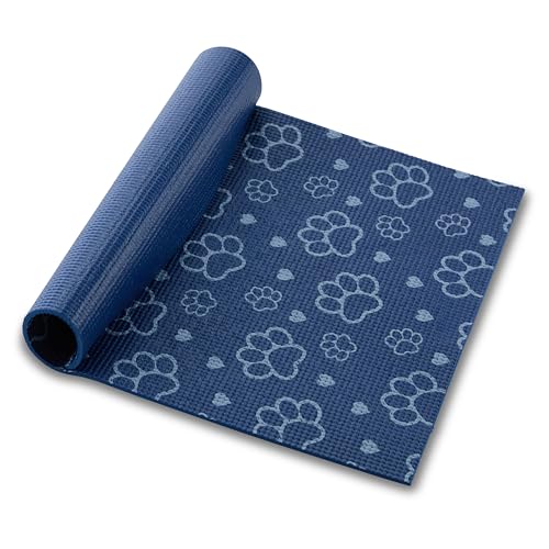 Hundefuttermatte, rutschfeste Napfmatten für Futter und Wasser, rechteckige Form, wasserdicht, Haustier-Platzset, PVC, Welpen-Tabletts für große, mittelgroße und kleine Hunde, Katzen, 38,1 x 50,8 cm von Cudlie