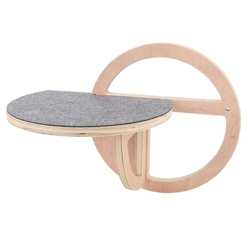 An der Wand Montierte Katzenregale, Runde Katzenwandregale und Sitzstangen aus Holz, Katzenmöbel und Regale Bis zu 40 Pfund Zum Schlafen, Spielen, Klettern, Zur Verbesserung der An der Wand Montierte Katzenregale, Runde Katzenwandregale und Sitzstangen aus Holz, Katzenmöbel und Regale Bis zu 40 Pfund Zum Schlafen, Spielen, Klettern, Zur Verbesserung der von Cuifati