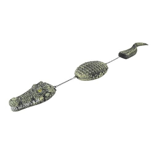 Cuifati Alligatorköder, Multifunktionales Krokodilskulptur Simuliertes Gleitflocken für Gartenstange Cuifati Alligatorköder, Multifunktionales Krokodilskulptur Simuliertes Gleitflocken für Gartenstange von Cuifati