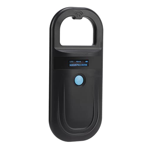 Cuifati Bluetooth Pet Microchip Reader Scanner, 134,2 kHz RFID EMID Handheld Pet Chip ID Scanner Wiederaufladbarer Datenspeicher Tiermarkenscanner mit OLED-Display für Katzen Hunde Cuifati Bluetooth Pet Microchip Reader Scanner, 134,2 kHz RFID EMID Handheld Pet Chip ID Scanner Wiederaufladbarer Datenspeicher Tiermarkenscanner mit OLED-Display für Katzen Hunde von Cuifati
