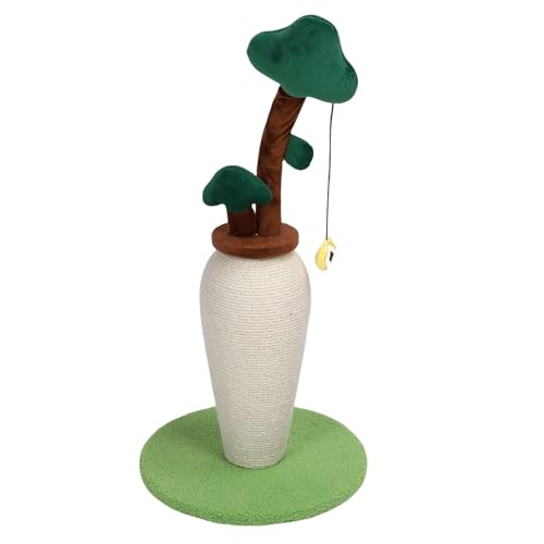 Cuifati Cat Sisal Post, Interaktiver Katzenkratzerposten für Innenkatzen Kätzchen Cuifati Cat Sisal Post, Interaktiver Katzenkratzerposten für Innenkatzen Kätzchen von Cuifati