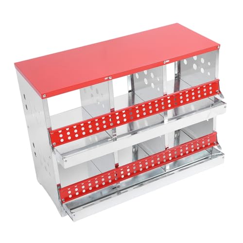 Cuifati Metal Chicken Nisting Box, Automatische Eierkollektion Chicken Nisting Box für Zuhause von Cuifati