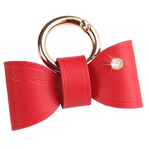 Culacos Hunde Fliege aus Leder - Handgefertigte Hundehalsband-Accessoires für Hochzeitsdekorationen, Rot von Culacos