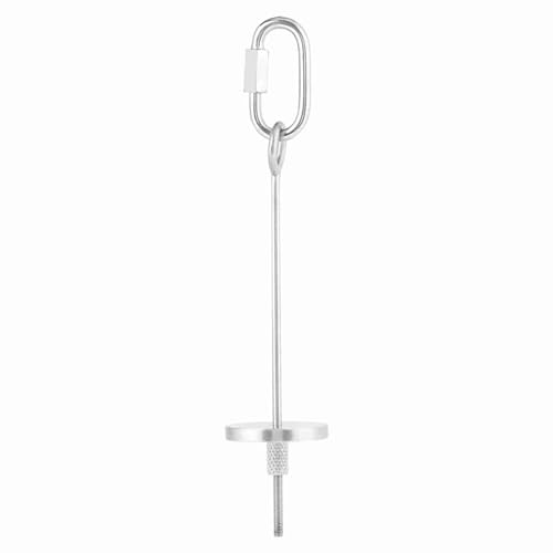 Culnflun Edelstahl Papageienfrucht Gemüse -Lebensmittelstabhalter, hängende Vogelfutterspielzeug für kleine Tiere Vögel Papageien Anti Easy Clean Zwei Größen Silber (groß) von Culnflun
