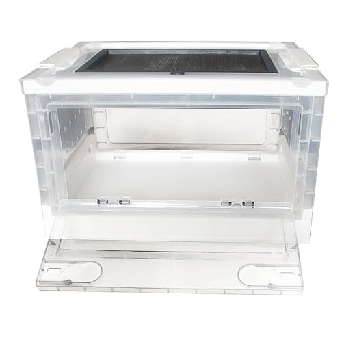 Faltbare Kleintier-Zuchtbox mit Deckel, Mini-Haustier-Lebensraum, fahrbar for einfache Mobilität, Futterbox for kleine Reptilien von CunTo
