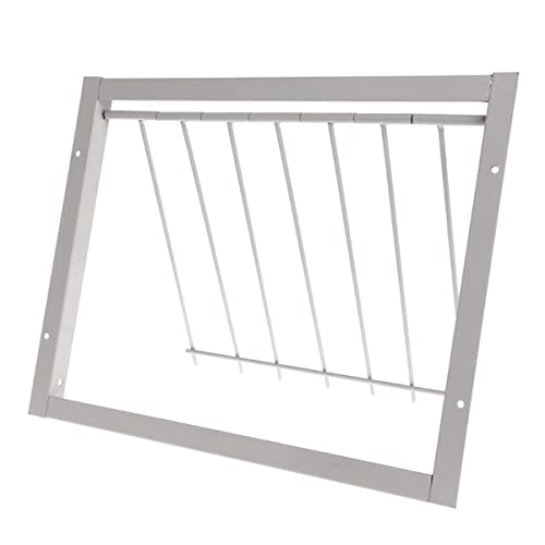 Cunguv Taubenfalle Türen Taube Loft Tür Taube One Way Eingang Tür Eisen T Bars Rahmen Fenster Vogelkäfig Tür (30,5 x 25,4 cm) von Cunguv