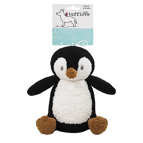 Cupid & Comet Christmas Tufflove Pinguin Hundespielzeug, mittelgroß, Hund von Tufflove