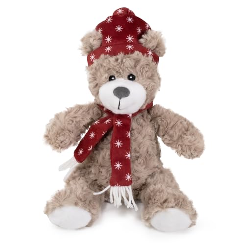 Cupid & Comet Rosewood Weihnachts-Plüschtier für Hunde, Brie Bär, quietschend, weich und kuschelig, festliches Hundespielzeug Cupid & Comet Rosewood Weihnachts-Plüschtier für Hunde, Brie Bär, quietschend, weich und kuschelig, festliches Hundespielzeug von Cupid & Comet