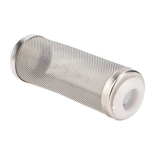 Aquarium-Filterschutz, praktischer, rostfreier Ansaugfilter für Aquarien, verhindert Verstopfung, strapazierfähige feine Löcher für die Filtration (Weißer Innendurchmesser 16 mm/0,63 Zoll (groß)) von Cuque