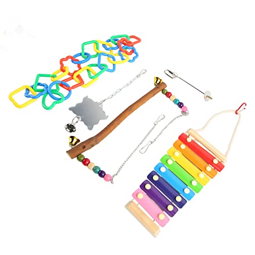 Cuque 5 Stück Hühnerfutter Kauspielzeug Hängespieß Gemüse Obstbehälter Vogel Xylophon Spielzeug Cuque 5 Stück Hühnerfutter Kauspielzeug Hängespieß Gemüse Obstbehälter Vogel Xylophon Spielzeug von Cuque