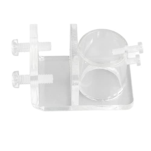 Cuque Aquarium-Rohrschelle Aquarium-Rohrschelle Acryl Einfache Installation Kompakt, robust (Einzelloch 25 mm/0,98 Zoll Innendurchmesser) von Cuque