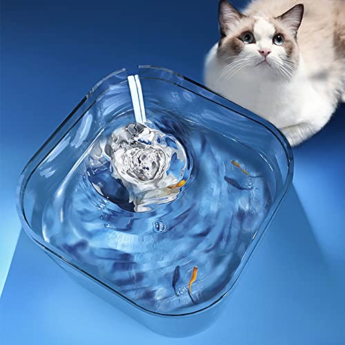 Cuque Haustier-Trinkbrunnen Silent Pet Safe 2,2-Liter-Smart-Trinkbrunnen für Hunde zu Hause für Haustiere von Cuque