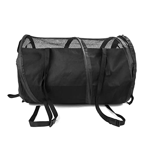 Cuque Hundetransportbox, Oxford-Stoff, Bissfest, Haustier-Transporttasche, Wasserdicht, Faltbar, Atmungsaktives Mesh, Leicht für Autositz (38 x 15 x 21 cm) von Cuque