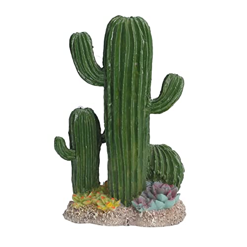 Cuque Kakteen Deko, Aquarium Kakteen Deko, praktisches Multifunktionsharz mit Sukkulenten für Reptilien Aquarien Cuque Kakteen Deko, Aquarium Kakteen Deko, praktisches Multifunktionsharz mit Sukkulenten für Reptilien Aquarien von Cuque
