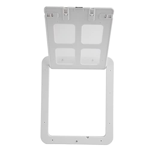 Cuque Katzen-Moskitonetz für den Innenbereich, atmungsaktiv, leise, Haustiertür, bruchsicher, abweisend, Schraubeninstallation (L 200 x 57 x 53 mm/7,9 x 2,2 x 2,1 Zoll) von Cuque