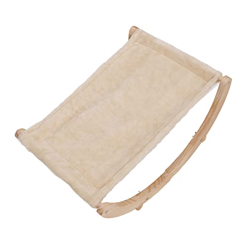 Katzenhängemattenbett, Stabile, Atmungsaktive Katzenhängematte aus Holz für Kätzchen für Welpen Katzenhängemattenbett, Stabile, Atmungsaktive Katzenhängematte aus Holz für Kätzchen für Welpen von Cuque