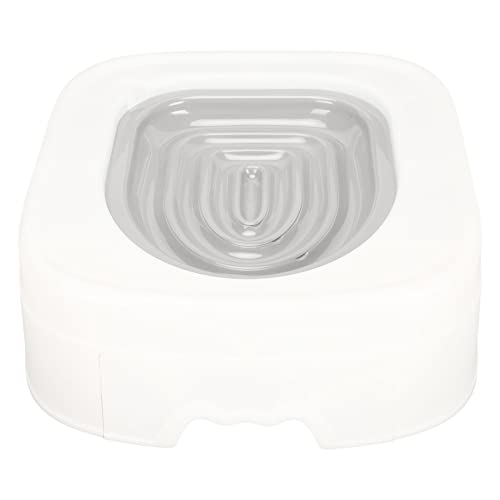 Cuque Katzentoiletten-Trainingsset, Kätzchen-Toilettentrainer, Töpfchensitz, Gefälschte Toilettenoptik, Stabile Basis, Sicheres ABS, für Katzenbedarf (Grau) von Cuque