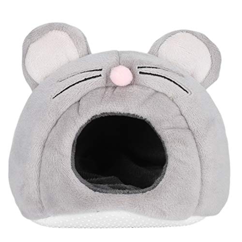 Cuque Verrückter Hamster Schlafbett, weiches PP-Baumwolle Anti-Rutsch-warmes kleines Haustier weiches Bett, für Hamster Maus Schlafbett warmes Haus von Cuque
