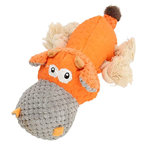Cuque Plüsch-Hundespielzeug, Quietschendes Kauspielzeug, Bissfest, Sichere Reinigung, Angstlinderung, Waschbares, Interaktives Hundespielzeug für den Innenbereich Cuque Plüsch-Hundespielzeug, Quietschendes Kauspielzeug, Bissfest, Sichere Reinigung, Angstlinderung, Waschbares, Interaktives Hundespielzeug für den Innenbereich von Cuque