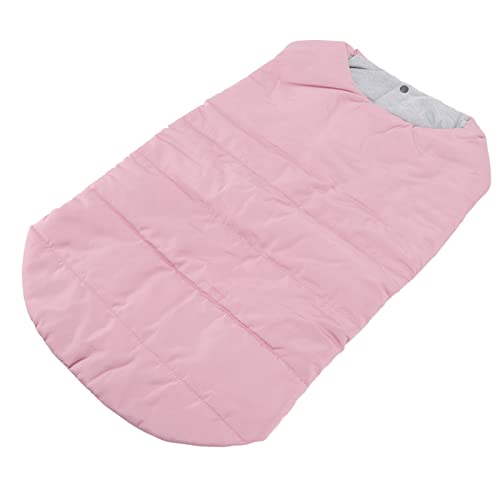 Cuque Rosa Kälteschutz Haustierkleidung Herbst Winter Großer Flauschiger Hundepelzmantel Niedlicher Warmer Mantel Dobermann (5XL) von Cuque