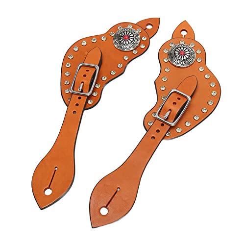 Cuque Sporenriemen, Western Sporenriemen Kunstleder 1 Paar für Reitausrüstung Cuque Sporenriemen, Western Sporenriemen Kunstleder 1 Paar für Reitausrüstung von Cuque
