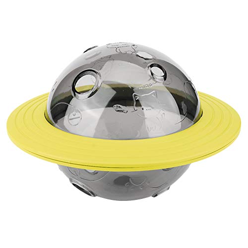 Cuque Verrückter Pädagogisches Haustierspielzeug, mit Leckage-Futterloch Silikagel-Hundepuzzlespielzeug Tiernahrungs-Leckage-Spielzeug, (Seeblau, Gelb) Haustiere für Hunde,(Yellow) von Cuque