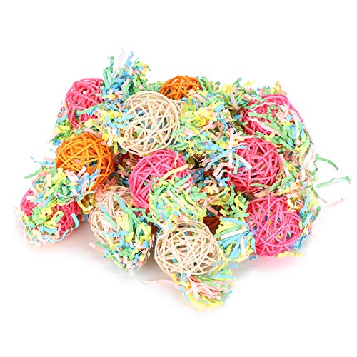 Cuque Verrückter Papageien Takraw Spielzeug, Papageien Spielzeug, Papier Seide 20 Stück hängenden Käfig Vogelkäfig Zubehör für Vogel Papageien Cuque Verrückter Papageien Takraw Spielzeug, Papageien Spielzeug, Papier Seide 20 Stück hängenden Käfig Vogelkäfig Zubehör für Vogel Papageien von Cuque