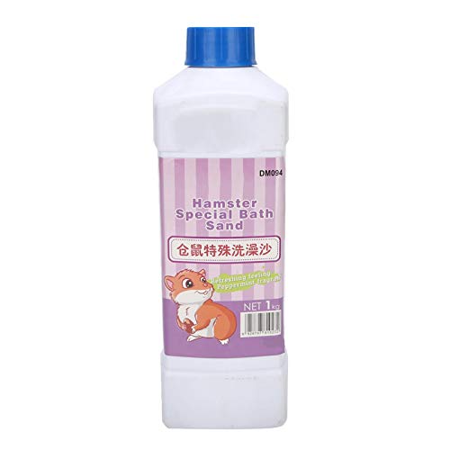 Cuque Verrückter Sicherer Badesand für Haustiere, natürlicher Inhaltsstoff 1 kg Badesand, Meerschweinchen für Hamster-Chinchilla-Kaninchen von Naroote