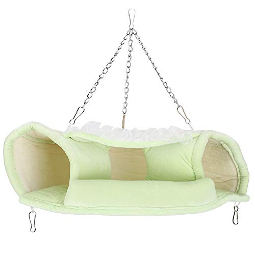 Cuque Verrückter Warm halten Winter Kleines Haustier Hängematte Kleines Haustier Hängendes Bett, Hamster Hängendes Bett, Helle Farben Multifunktionale Eichhörnchen für Sugar Glider(L) von Cuque