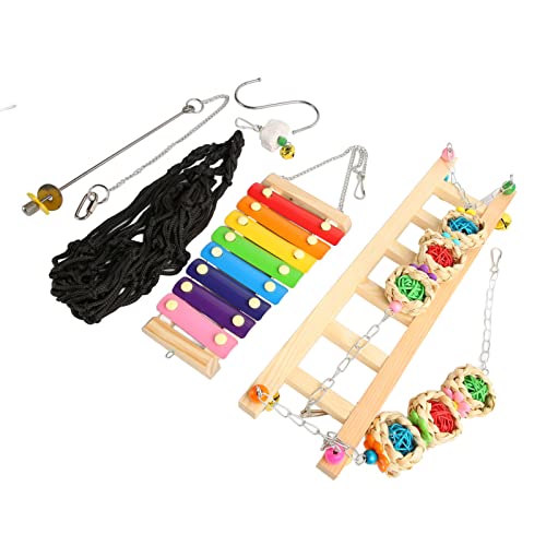 Cuque Vogel-Xylophon-Spielzeug, 4-teiliges Schnabel-Schärfstein-Huhn-Spielzeug für Papageien Cuque Vogel-Xylophon-Spielzeug, 4-teiliges Schnabel-Schärfstein-Huhn-Spielzeug für Papageien von Cuque