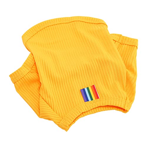 Cuque Kühlendes T-Shirt für Hunde, Stilvolles, Kurzärmliges, Leicht zu Tragendes, Orangefarbenes, Lässiges Hunde-T-Shirt aus Eisseide für Hunde Zum Geburtstag (XL) von Cuque