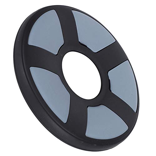 Verrückter Pet Dog Flying Disc, Silikonhund Flying Disc Dog, Flying Cat für Pet Puppy Dog(Black) von Cuque