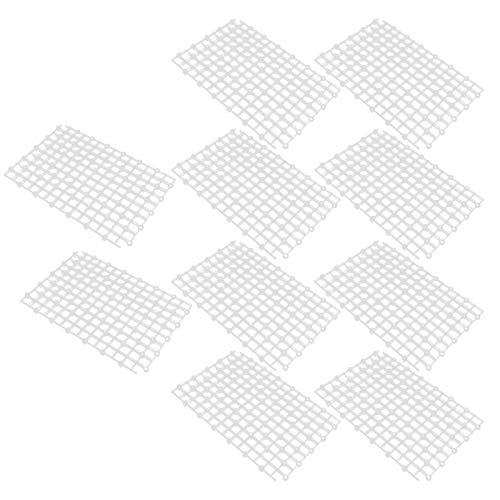 Verrückter Schöner Aquarienfilter, Spleißen von flexiblem Kunststoff Einfache Bedienung Aquarienfilterplatte, Plattensieb für Aquarienfilter(Transparent Color) von Cuque