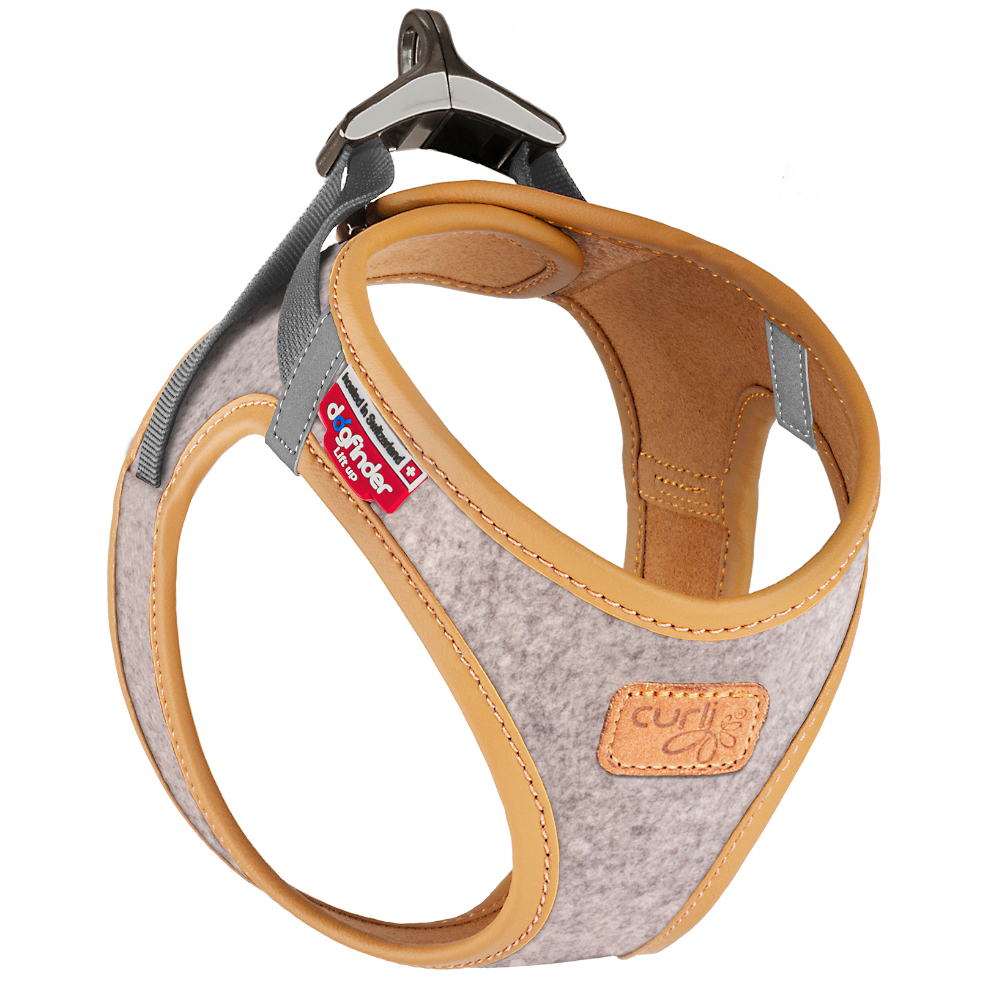 Curli Vest Geschirr Alpine Clasp, hellgrau - Größe M: Brustumfang 43,4 - 49 cm Curli Vest Geschirr Alpine Clasp, hellgrau - Größe M: Brustumfang 43,4 - 49 cm von Curli