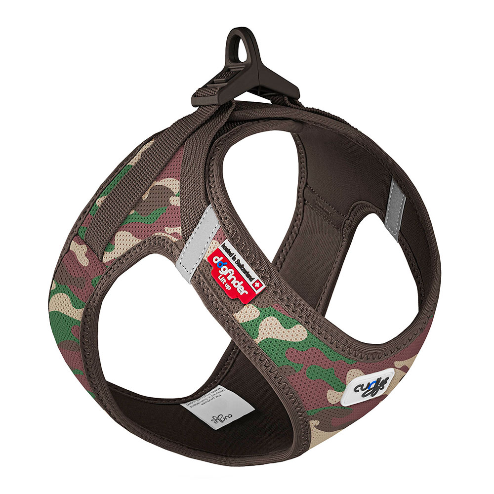 Curli Vest Geschirr Clasp Air-Mesh, camouflage - Größe L: Brustumfang 49,1 - 55,4 cm von Curli