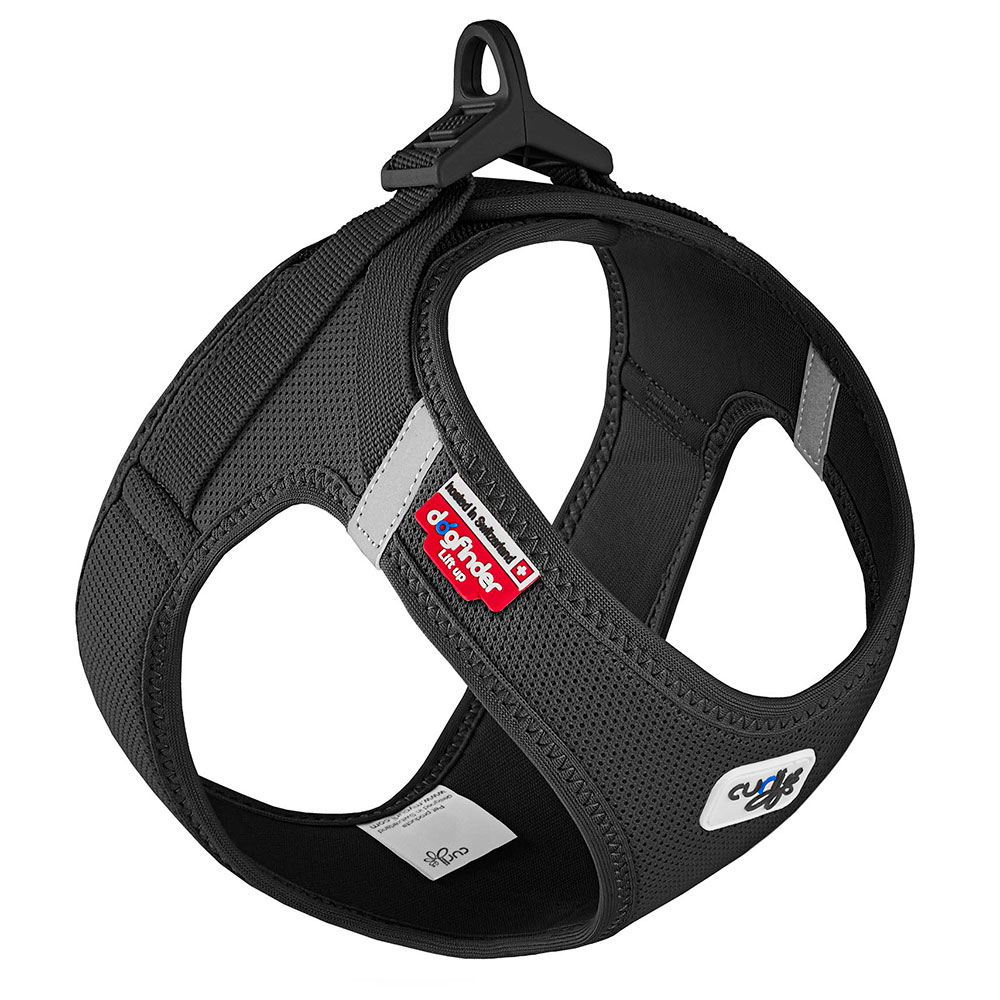 Curli Vest Geschirr Clasp Air-Mesh, schwarz - Größe M: Brustumfang 43,4 - 49 cm Curli Vest Geschirr Clasp Air-Mesh, schwarz - Größe M: Brustumfang 43,4 - 49 cm von Curli