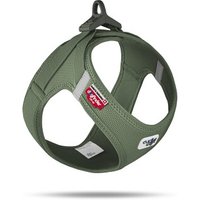 Curli Vest Harness curli Clasp Air-Mesh moosgrün XXS von Curli