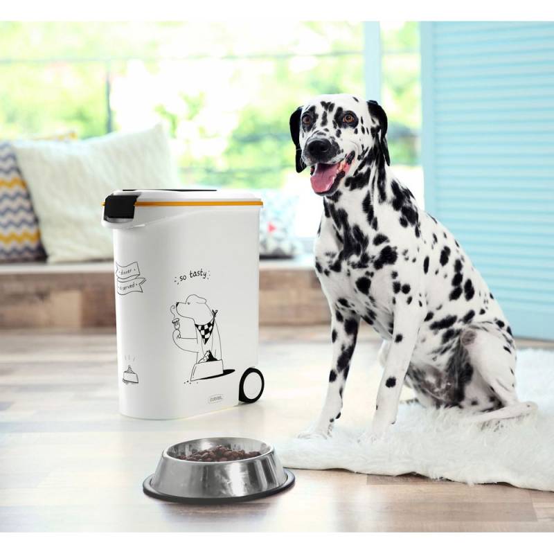 Curver Futtercontainer Hund Dinner is served - 54 l mit Rollen Curver Futtercontainer Hund Dinner is served - 54 l mit Rollen von Curver