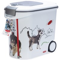 Curver Trockenfutterbehälter Hund - Agility-Design: bis 12 kg Trockenfutter (35 Liter) von Curver