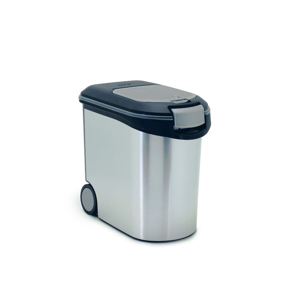 Curver Trockenfutterbehälter Metallic mit Rollen - 35 l Curver Trockenfutterbehälter Metallic mit Rollen - 35 l von Curver