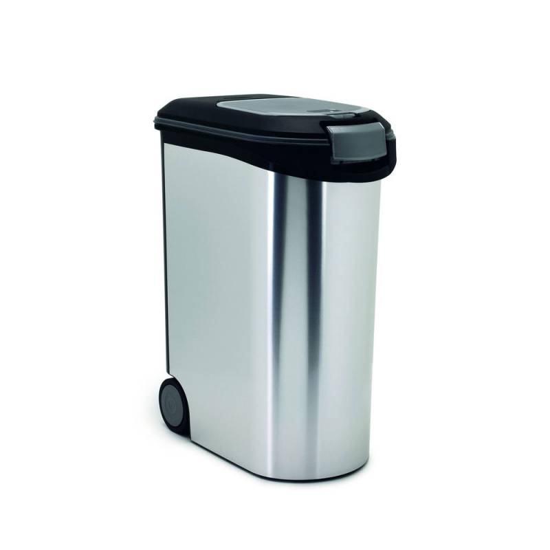 Curver Trockenfutterbehälter Metallic mit Rollen - 54 l Curver Trockenfutterbehälter Metallic mit Rollen - 54 l von Curver