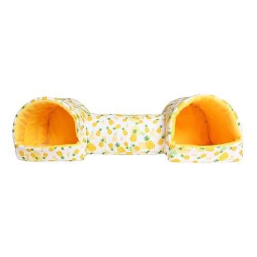 Cushangty Hamster Tunnel Bett | Waschbare Nagetierröhren Spielzeug Mit rutschfest | Maschinenwaschbares Gehege Zubehör Häuschen Für Kleintiere Chinchilla Kaninchen Frettchen Cushangty Hamster Tunnel Bett | Waschbare Nagetierröhren Spielzeug Mit rutschfest | Maschinenwaschbares Gehege Zubehör Häuschen Für Kleintiere Chinchilla Kaninchen Frettchen von Cushangty