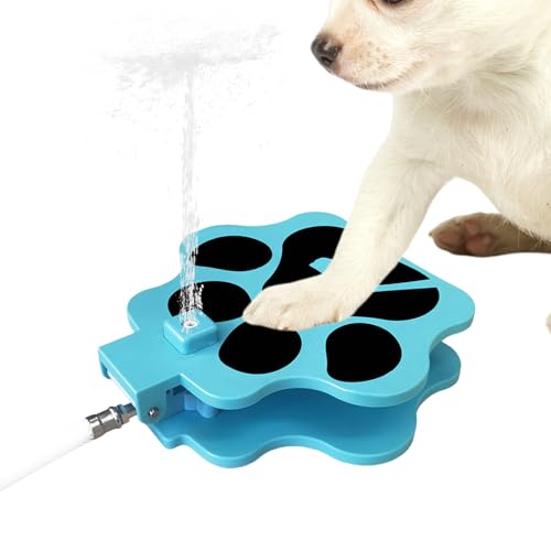 Cushangty Hundespiel mit Pfotenaktivierung - Fußbetätigter Selbstständiger Hundetrinkbrunnen - Wasserversorgung mit Schlauch für Reise Camping Hinterhof Spiel Tierarztpraxis Transportbox Cushangty Hundespiel mit Pfotenaktivierung - Fußbetätigter Selbstständiger Hundetrinkbrunnen - Wasserversorgung mit Schlauch für Reise Camping Hinterhof Spiel Tierarztpraxis Transportbox von Cushangty