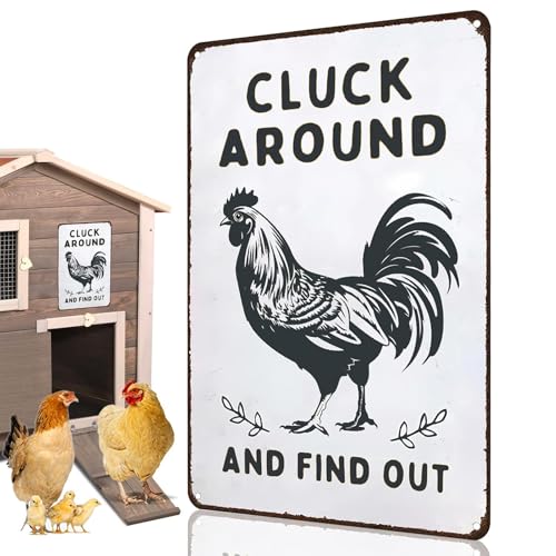 Cushangty Lustige Hühnerschilder,Hühnerschilder für Coop Funny Outdoor | Bauernhof-Schilder, dekorative Schilder,Lustiges Hühnerhaus-Schild, Hühnerstall-Zubehör für Zuhause, Bauernhof, Hühnerstall Cushangty Lustige Hühnerschilder,Hühnerschilder für Coop Funny Outdoor | Bauernhof-Schilder, dekorative Schilder,Lustiges Hühnerhaus-Schild, Hühnerstall-Zubehör für Zuhause, Bauernhof, Hühnerstall von Cushangty
