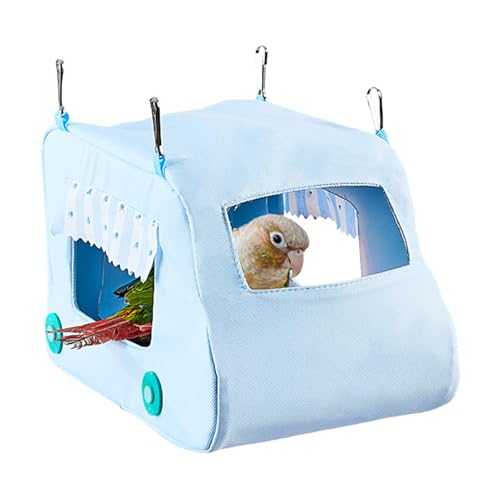 Cushangty Papageien Schlafnest - Vogel Hängematte Wellensittichhaus - Auto-Design Nisthaus, Schlafhöhle Haustierbedarf Für Hamster, Nymphensittiche, Finken, Sittiche, Kanarienvögel & Papageien von Cushangty