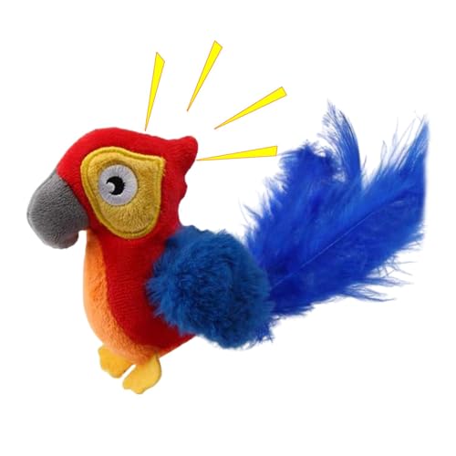 Cushangty Plüschvogelspielzeug für Katzen, Katzen Interactive Toy Bird - Pet Interactive Vogels simuliertes Spielzeug - Realistische Tierstatue -Simulations -Schwung -Figur, um Langeweile in Cushangty Plüschvogelspielzeug für Katzen, Katzen Interactive Toy Bird - Pet Interactive Vogels simuliertes Spielzeug - Realistische Tierstatue -Simulations -Schwung -Figur, um Langeweile in von Cushangty