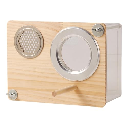 Cushangty Vogelhäuschen, Vogelnest - Wellensittich-Aufzuchtbox,Haustier-Sittich-Vogelhaus-Zucht-Nistkasten, klares Design, Vogelkäfig-Box mit Sitzstange für Papageien Cushangty Vogelhäuschen, Vogelnest - Wellensittich-Aufzuchtbox,Haustier-Sittich-Vogelhaus-Zucht-Nistkasten, klares Design, Vogelkäfig-Box mit Sitzstange für Papageien von Cushangty